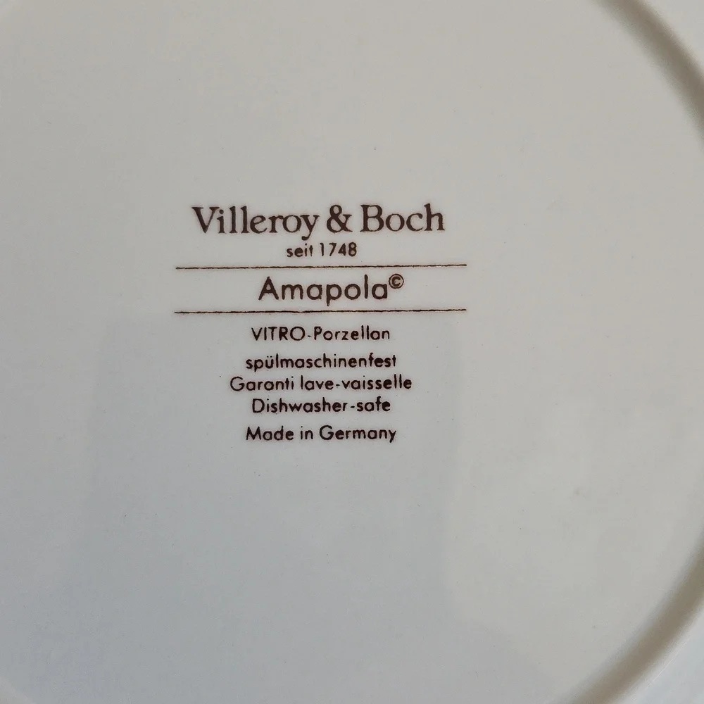 Villeroy & Boch Amapola Salad Plate 8 1/4